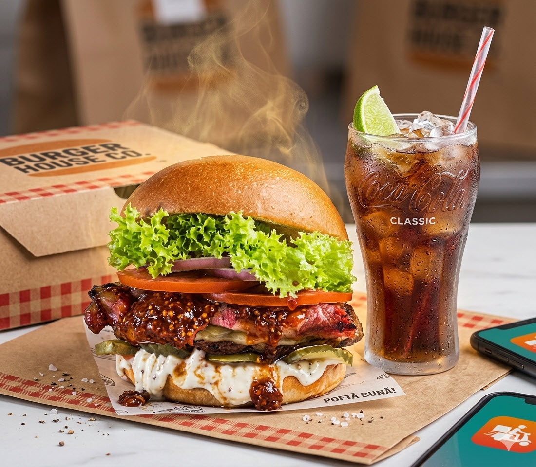 Burger Amici – burger artizanal carne vita livrare Sector 5 București